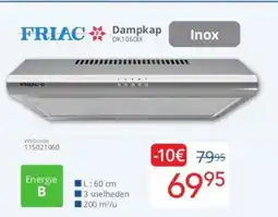 Eldi FRIAC Dampkap DK1060IX aanbieding