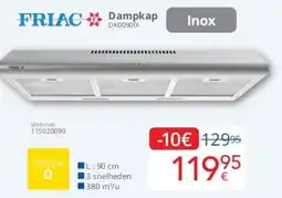 Eldi Dampkap Inox DK00901X aanbieding