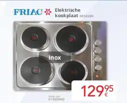 Eldi FRIAC Elektrische kookplaat IEK5650IX aanbieding