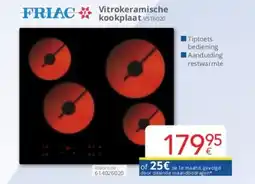 Eldi FRIAC Vitrokeramische kookplaat VST6020 aanbieding