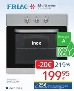 Eldi Multi oven IOM 5000 IX aanbieding