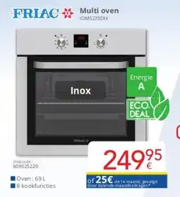 Eldi Multi oven IOM5220DIX aanbieding