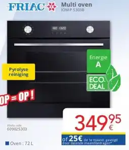 Eldi Multi oven IOM P 5303B aanbieding