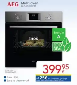 Eldi Multi oven OU5AB20WCM aanbieding