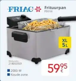 Eldi Friac Frituurpan XL F501IX aanbieding