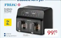 Eldi Friac Dubbele Airfryer AIF 8017 GS aanbieding