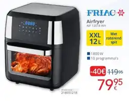 Eldi Friac Airfryer XXL AIF 12018 WV aanbieding