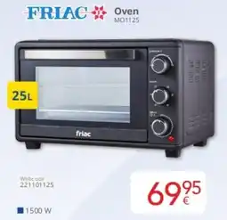 Eldi Friac Oven MO1125 aanbieding
