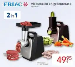 Eldi Friac Vleesmolen en Groenterasp MV0600 aanbieding