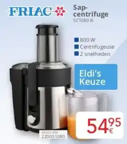 Eldi Friac Sapcentrifuge SC1080 X aanbieding