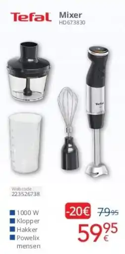 Eldi Tefal Mixer aanbieding