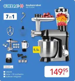 Eldi Friac Keukenrobot KM 5130 BK aanbieding