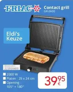 Eldi Friac Contact Grill aanbieding