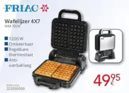 Eldi Friac Wafelijzer 4X7 aanbieding