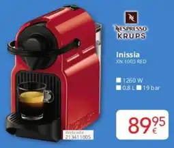 Eldi Espresso Krups Inissia aanbieding