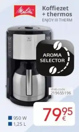 Eldi Melitta Koffiezet + Thermos aanbieding