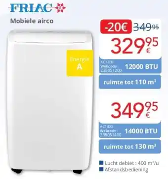 Friac Mobiele Airco