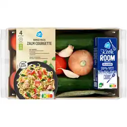 Albert Heijn AH Romige pasta zalm courgette verspakket aanbieding