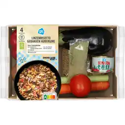 Albert Heijn AH Dagelijkse kost linzenrisotto aubergine aanbieding