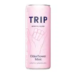 Albert Heijn TRIP Mindful blends elderflower mint aanbieding