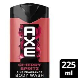 Albert Heijn Axe Cherry fizz + fine fragrance showergel aanbieding