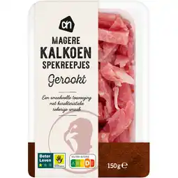 Albert Heijn AH Magere spekreepjes kalkoen aanbieding