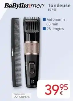 Eldi BaByliss for Men Tondeuse E974E aanbieding