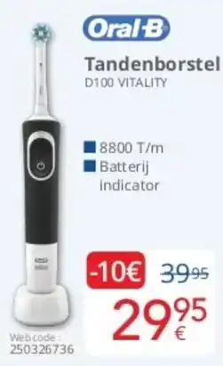 Eldi Oral-B Tandenborstel D100 Vitality aanbieding