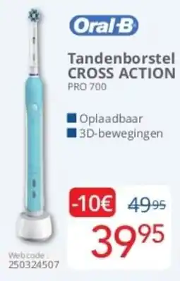 Eldi Oral-B Tandenborstel Cross Action PRO 700 aanbieding