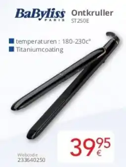 Eldi BaByliss Ontkruller ST250E aanbieding