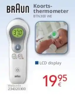Eldi Braun Koortsthermometer BTN300 WE aanbieding