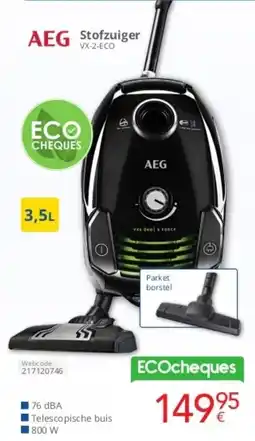 Eldi AEG Stofzuiger VX-2-ECO aanbieding