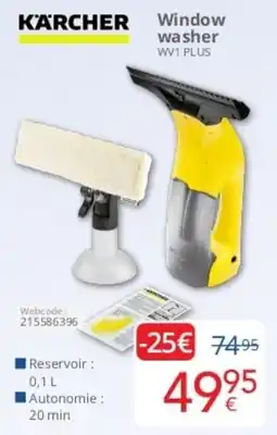 Eldi Kärcher Window Washer WV1 Plus aanbieding