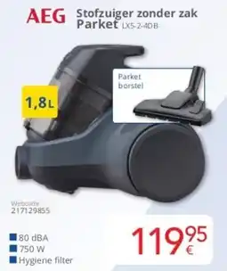 Eldi AEG Stofzuiger Zonder Zak Parket LX5-2-4DB aanbieding