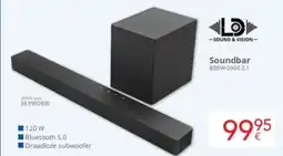 Eldi Sound & Vision Soundbar BBSW-0900 2.1 aanbieding