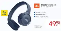 Eldi JBL Hoofdtelefoon Tune520 BT Blue aanbieding