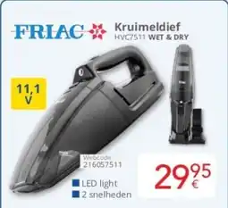Eldi Friac Kruimeldief HVC7511 Wet & Dry aanbieding