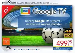 Eldi Smart Tech Smart Google Ultra HD TV aanbieding