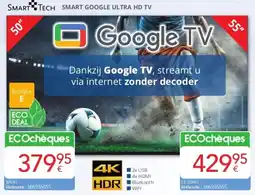 Eldi Smart Tech Smart Google Ultra HD TV aanbieding
