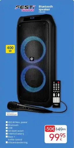 Eldi Fest Sound Bluetooth Speaker aanbieding