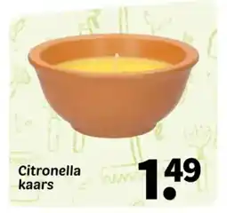 Wibra Citronella Kaars aanbieding