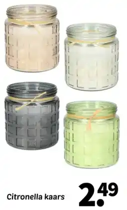 Wibra Citronella Kaars aanbieding