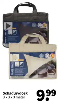 Wibra Schaduwdoek aanbieding