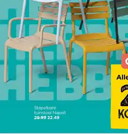 Xenos Stapelbare tuinstoel napoli aanbieding