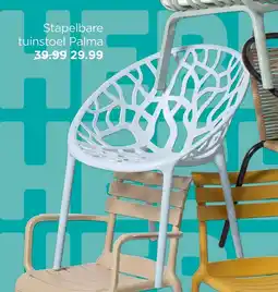 Xenos Stapelbare tuinstoel palma aanbieding