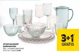 Xenos Al het kunststof buitenservies aanbieding