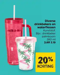 Xenos Diverse drinkbekers en waterflessen aanbieding