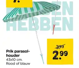 Xenos Prik parasol houder aanbieding