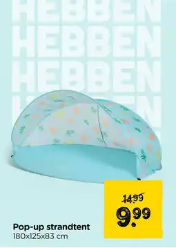 Xenos Pop-up strandtent aanbieding