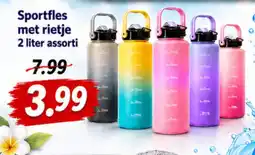 NH Market Sportfles met rietje aanbieding